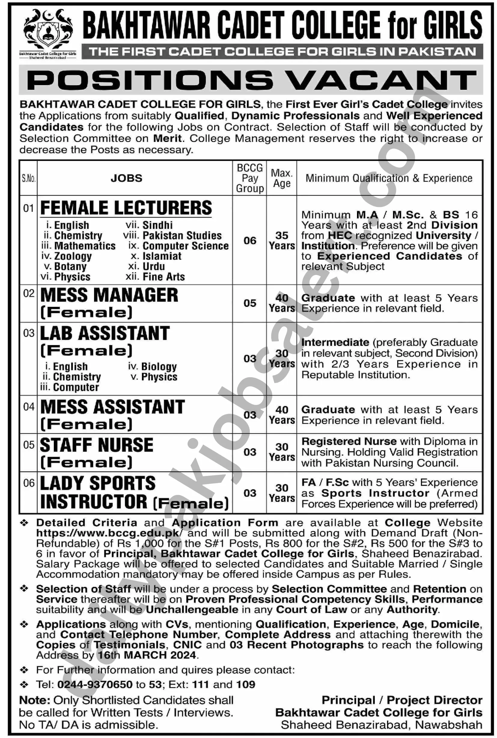 Assistant Jobs Advertisement 2024